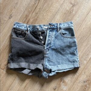 Pacsun high rise rolled short
